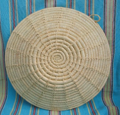 Ugandan Hand Woven Raffia Basket