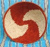 Hand Woven Raffia Basket Uganda