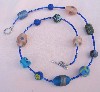 Lampwork and Glass Seed Bead Necklace