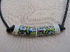 Millefiore African Trade Beads and Ostrich Eggshell Necklace