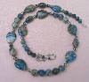 Azurite and Bali Sterling Silver