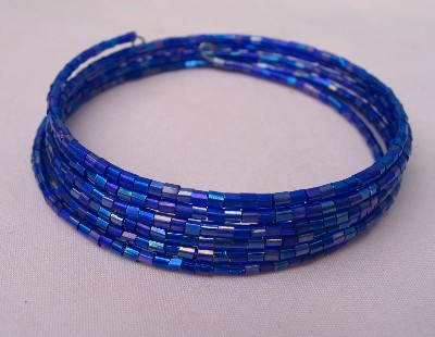 Wrap Around Coil Glass Seed Bead Bracelet