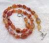Carnelian and Sterling Silver