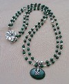 Malachite and Sterling Silver Necklace
