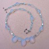 Opalite, Leaded Crystal, Czech and Miyuki Glass