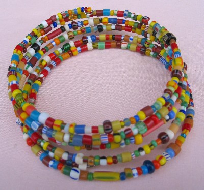 Christmas or Love Beads from Ghana