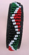 Leather Stud Maasai Bracelet