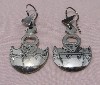Tuareg Silver "Gofed" Earrings Niger