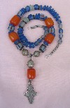 Amber Resin, Glass and Ethiopian Cross