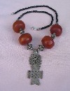 Amber Resin and Ethiopian Cross