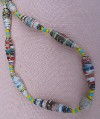 Paper and Bead Necklace