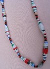 Paper and Bead Necklace