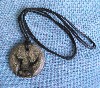 Carved Serpentine Mask Pendant