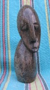 Shona Serpentine "Abstract of Sad" Sculpture