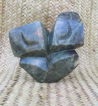 Gallery Shona Serpentine "Lovers" Sculpture
