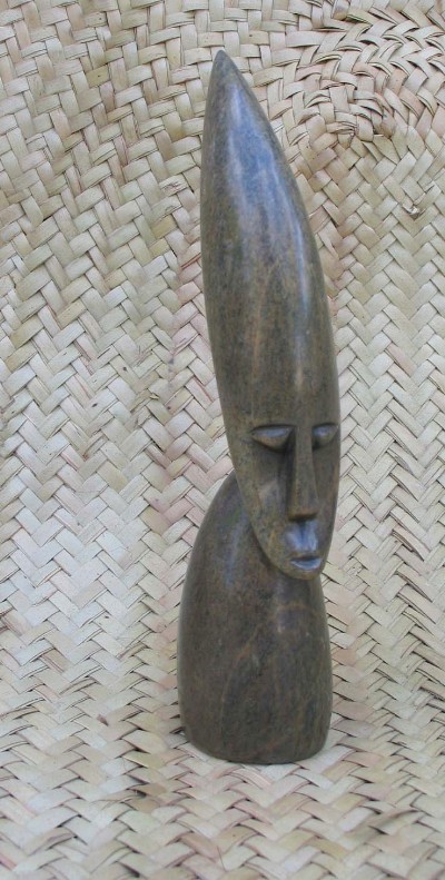 Gallery Shona Serpentine "Resting Man" Sculpture