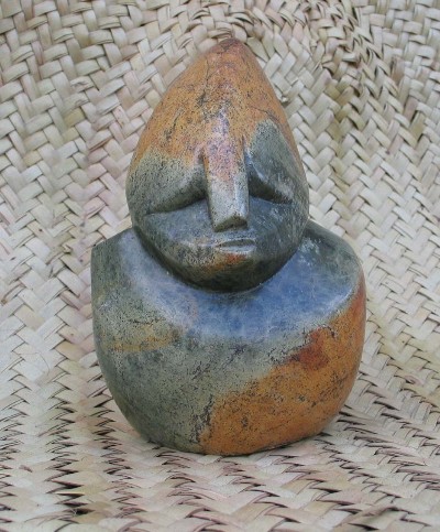 Gallery Shona Serpentine "Thinker" Sculpture