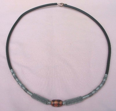 Handmade Malawi Silver Wire Necklace
