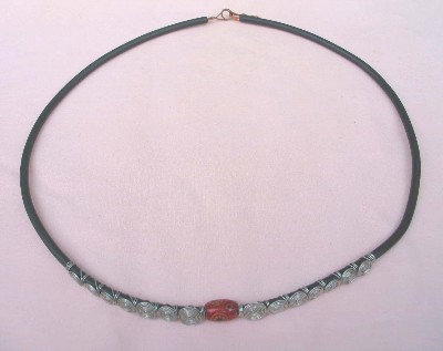 Handmade Malawi Silver Wire Necklace